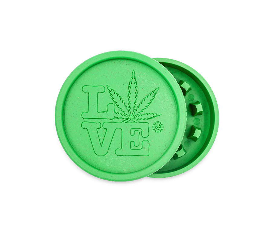 Hemp Grinder - 420 Love (⌀55 mm / 2-parts)