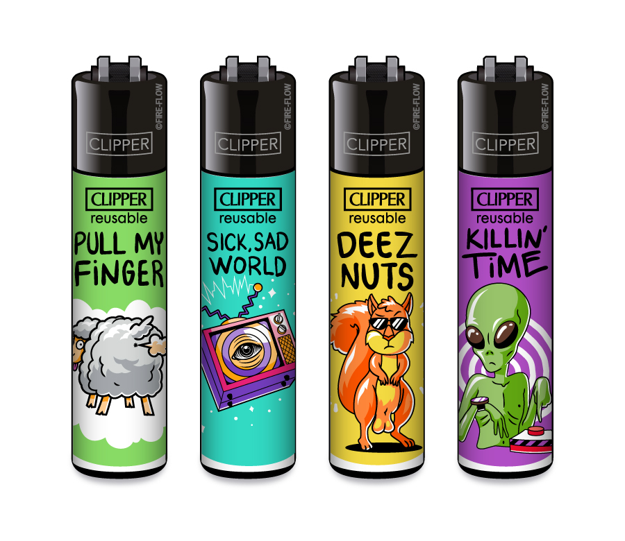 Mix Slogan #4 - 4er Set CLIPPER CLASSIC Large