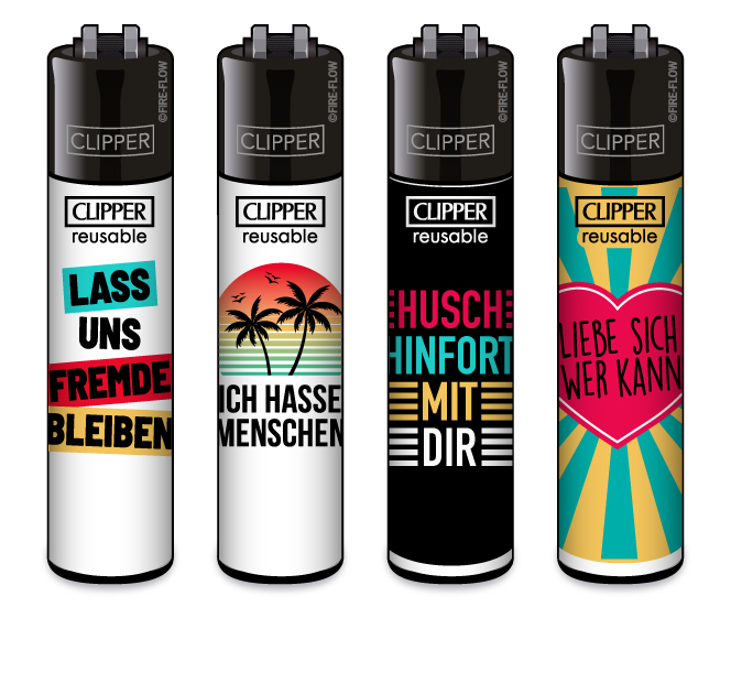 Slogan #49 - 4er Set CLIPPER CLASSIC Large