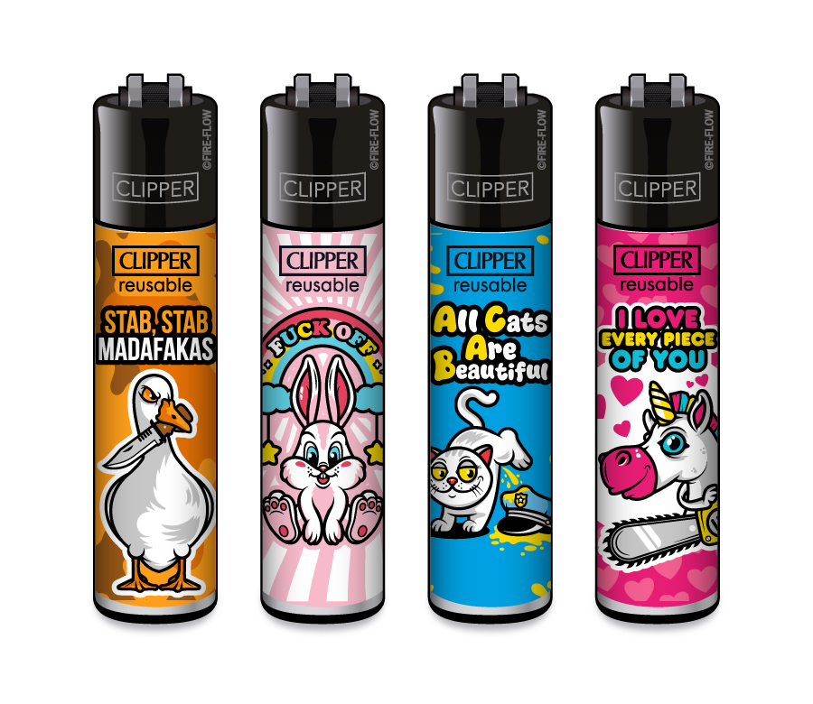 Mix Slogan #7 - 4er Set CLIPPER CLASSIC Large