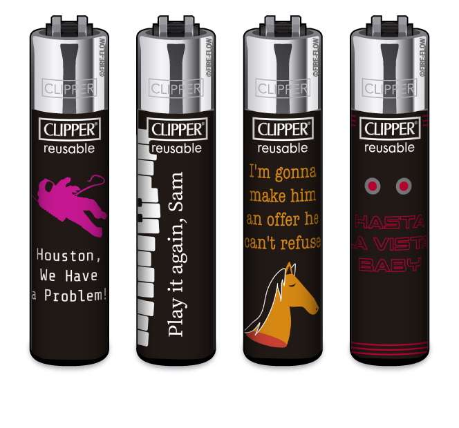 SCREENPLAY - 4er Set CLIPPER CLASSIC Large