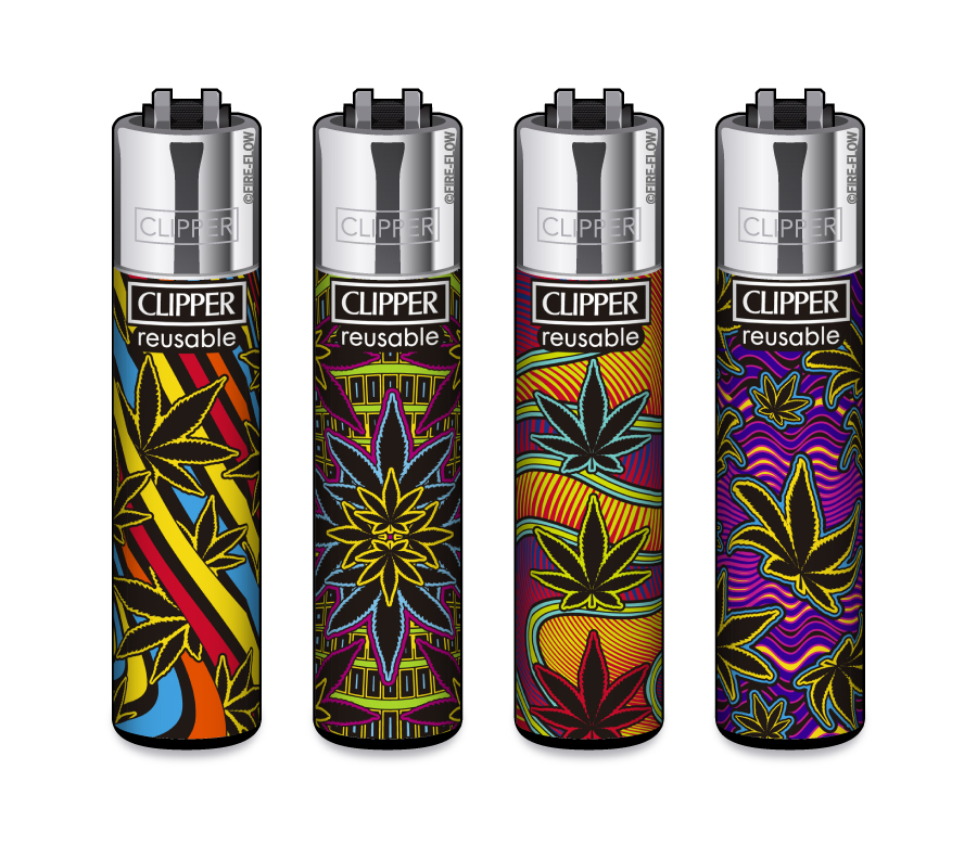 Neon Leaves #6 - 4er Set CLIPPER CLASSIC Large