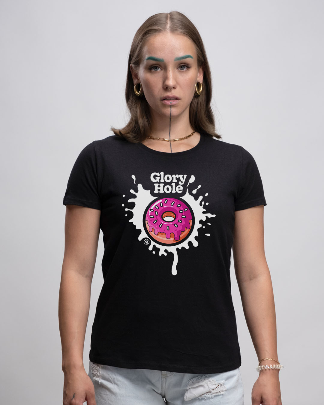 Basic Damen T-Shirt - GLORY HOLE