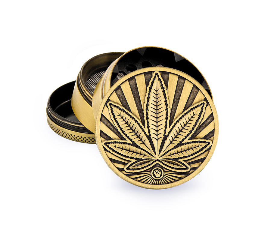 Metal Grinder Gold - HIGHLIFE (⌀50 mm / 4-parts)