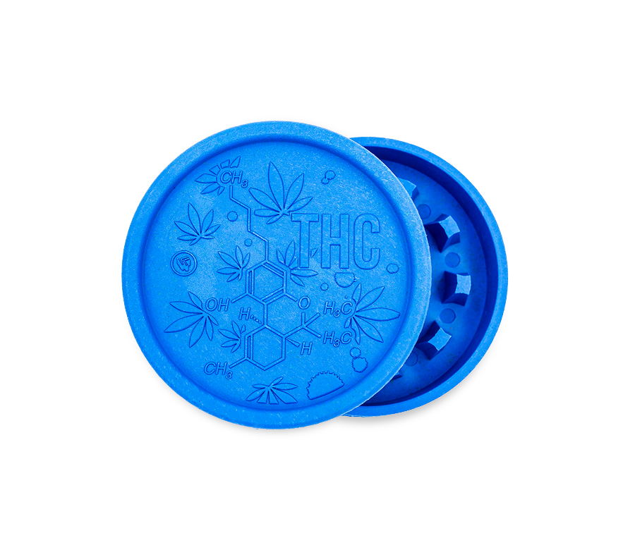 Hemp Grinder - THC Molecule (⌀55 mm / 2-parts)