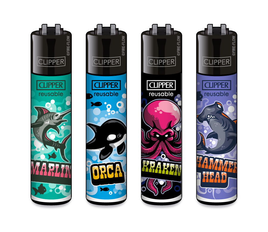 Ocean Life - 4er Set CLIPPER CLASSIC Large
