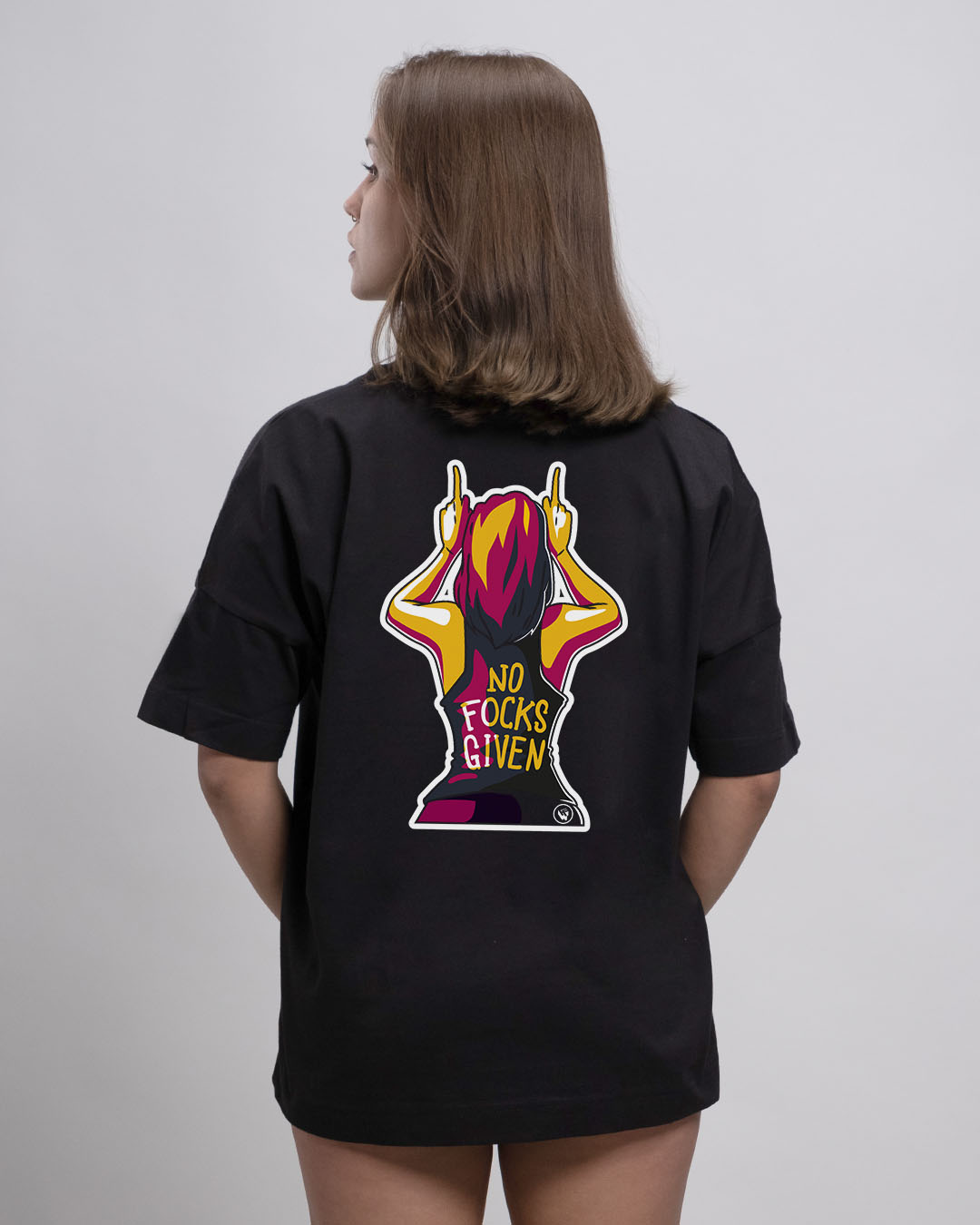 Premium Oversized Shirt Unisex - NO FOCKS GIVEN