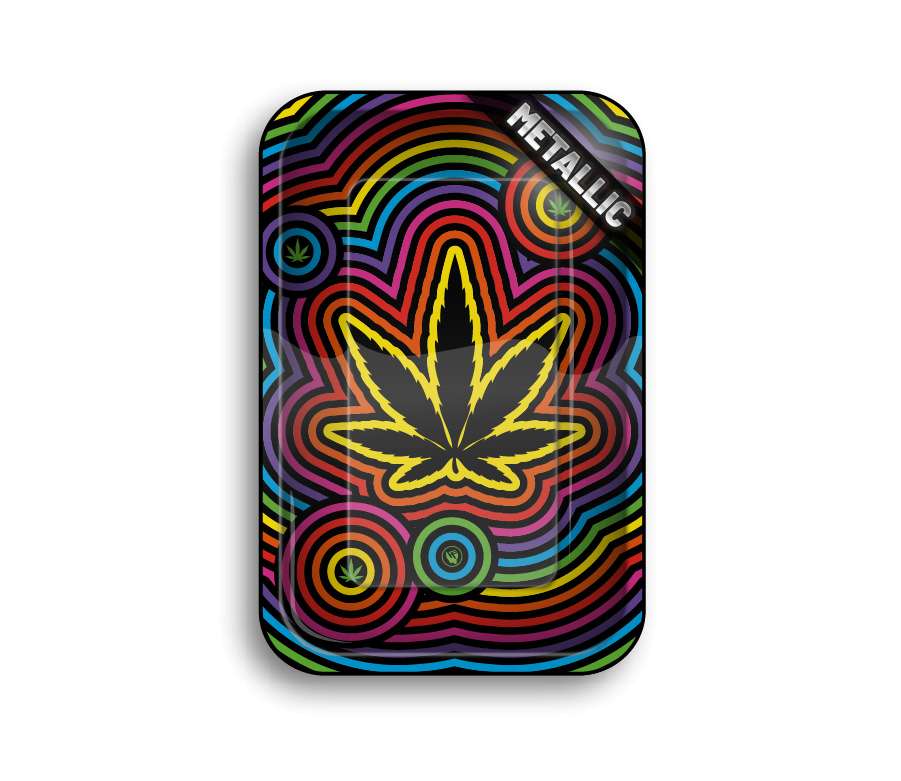 Metal Rolling Tray - Circle Leaf (275 mm x 175 mm)