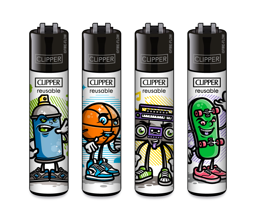 Urban Characters - 4er Set CLIPPER CLASSIC Large