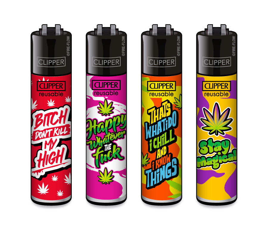 WEED STATEMENTS 6 - 4er Set CLIPPER CLASSIC Large
