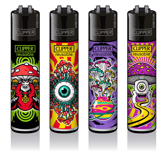 Shrooms #10 - 4er Set CLIPPER CLASSIC Large