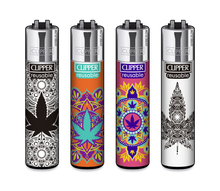 WEED MANDALA 3 - 4er Set CLIPPER CLASSIC Large