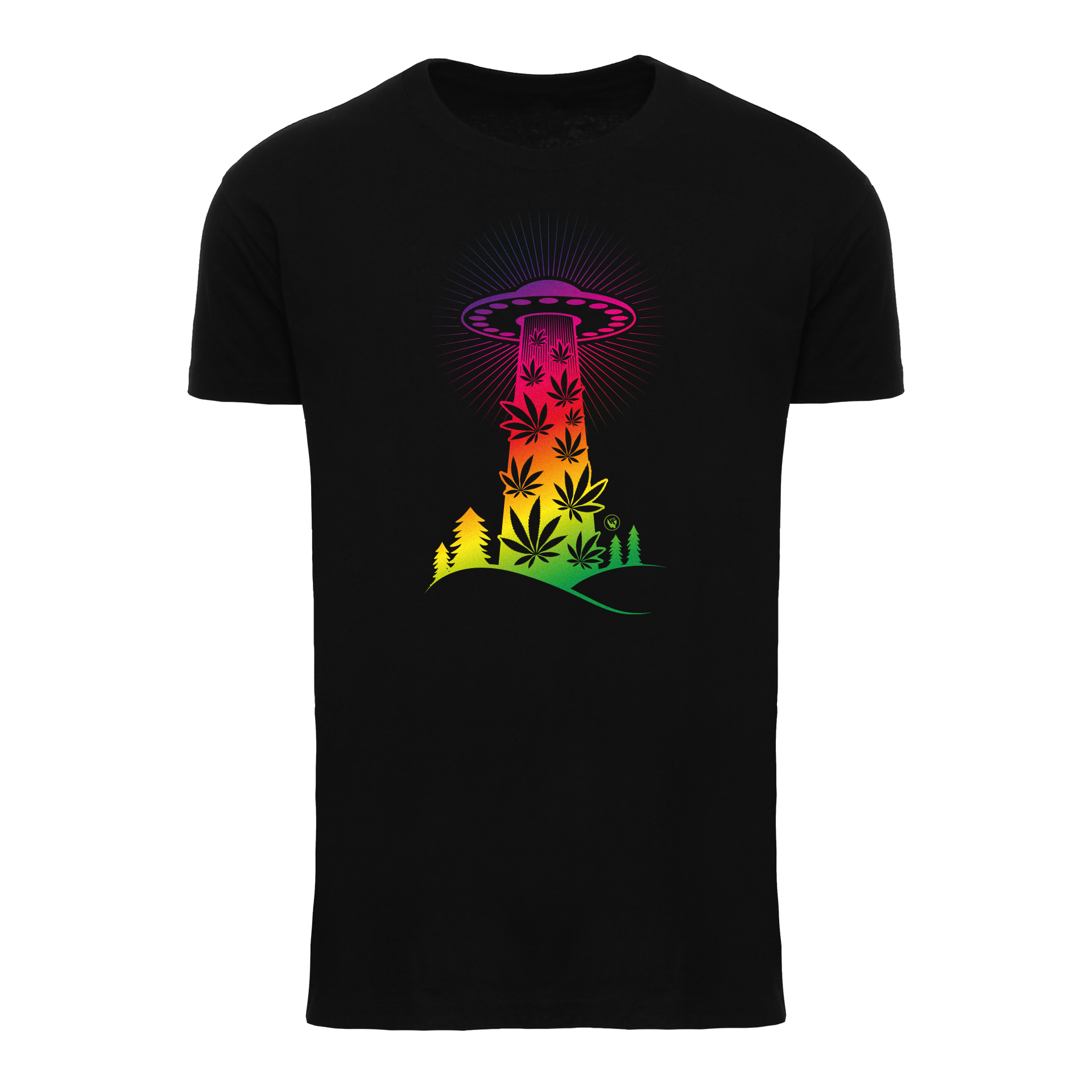 Basic Herren T-Shirt - 420 UFO