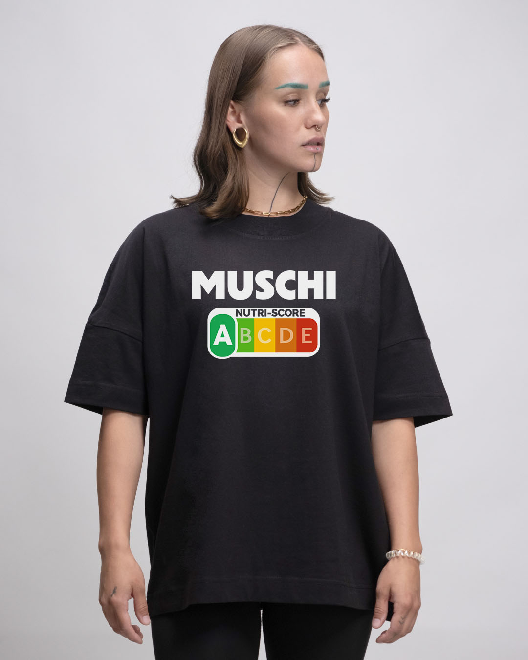 Premium Oversized Shirt Unisex - MUSCHI NUTRI-SCORE