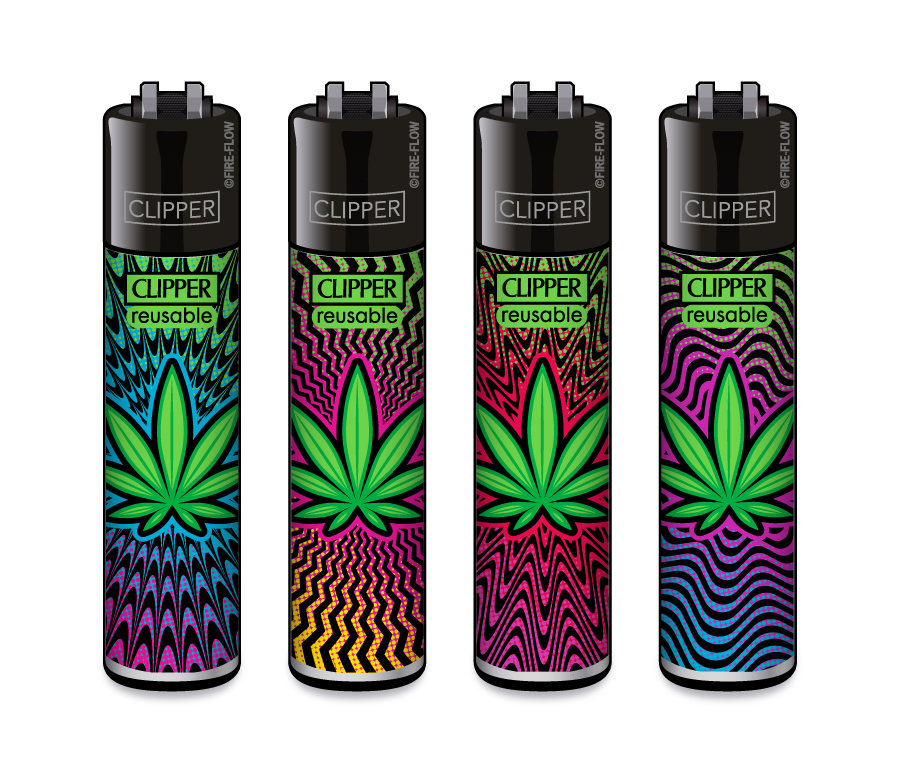 TRIPPY LEAVES - 4er Set CLIPPER CLASSIC Large