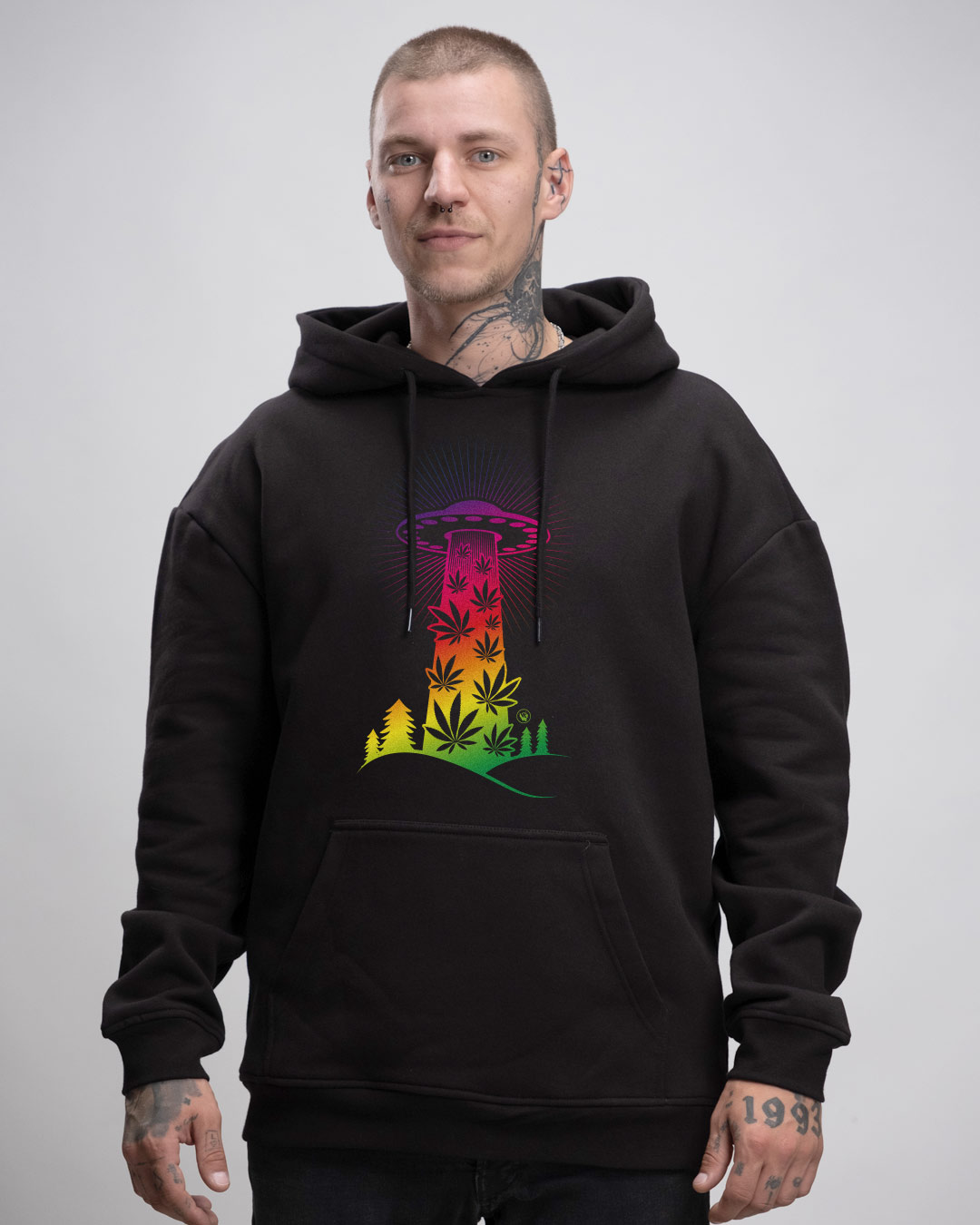 Oversized Hoodie Unisex - 420 UFO