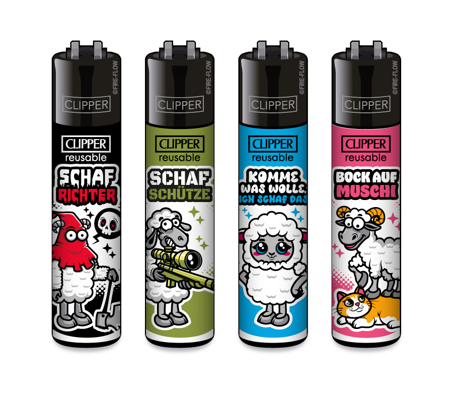 Schafe #2 - 4er Set CLIPPER CLASSIC Large