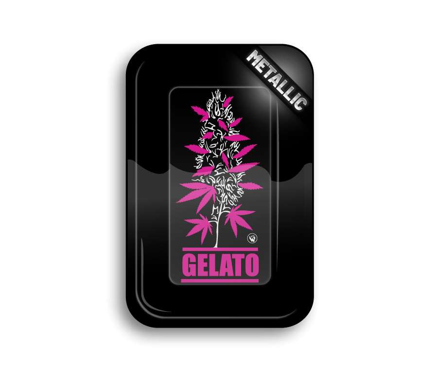 Metal Rolling Tray - Plantz Gelato (275 mm x 175 mm)