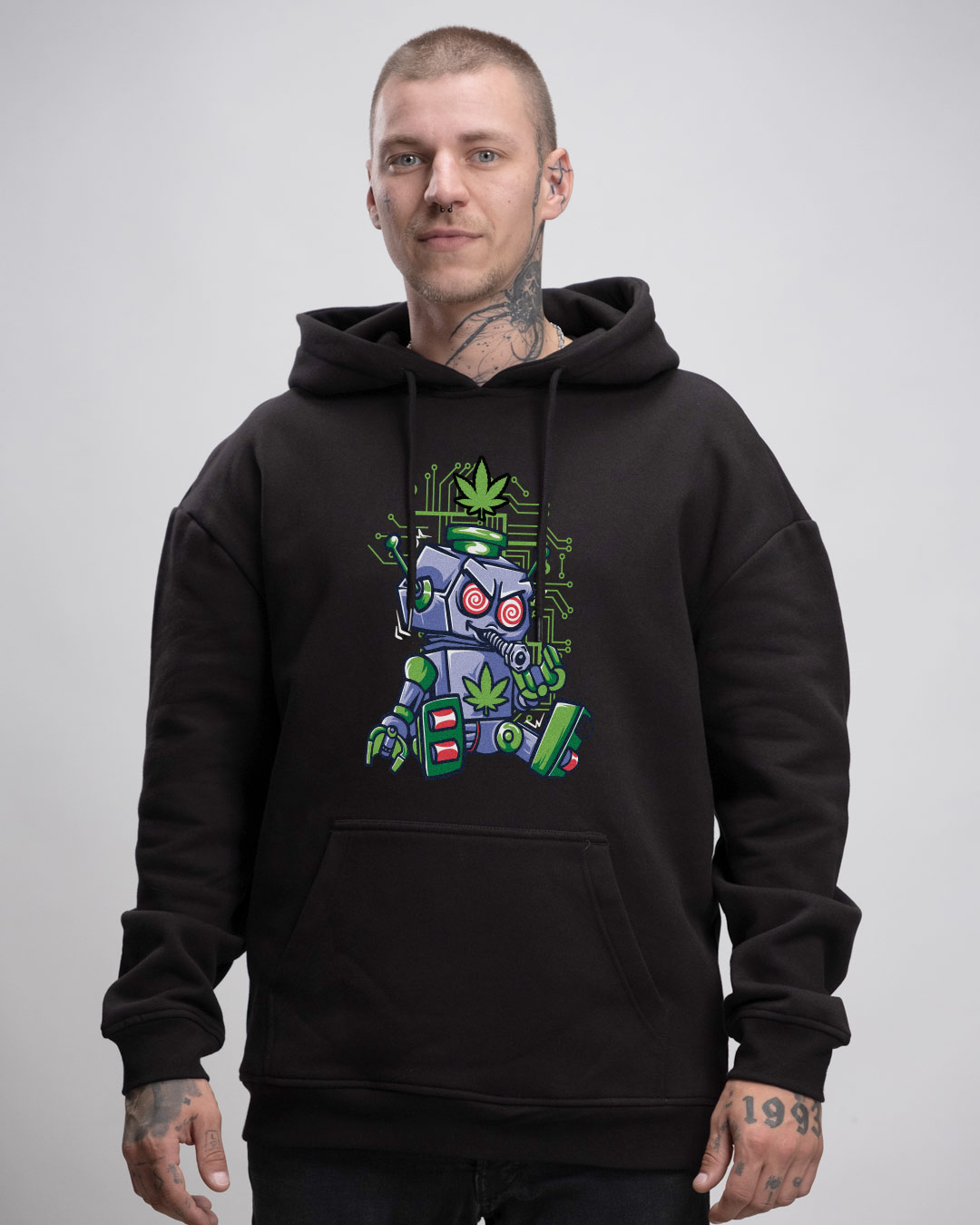 Oversized Hoodie Unisex - 420 ROBOT