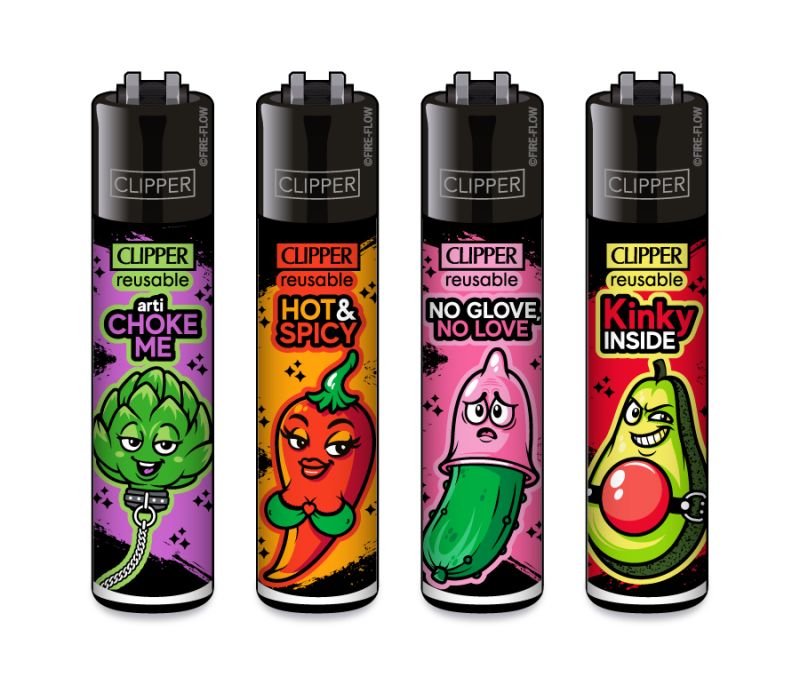 Porn Slogan #9 - 4er Set CLIPPER CLASSIC Large