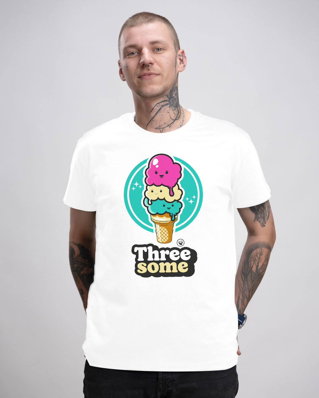 Basic Herren T-Shirt - THREESOME
