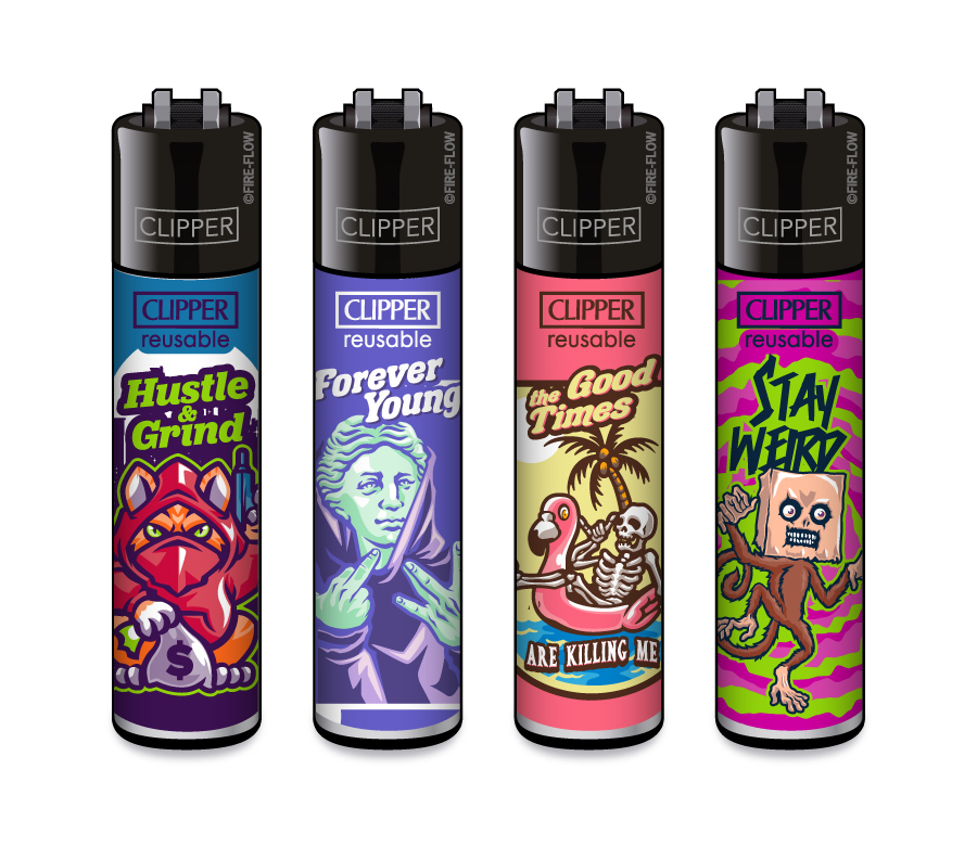 Mix Slogan #8 - 4er Set CLIPPER CLASSIC Large