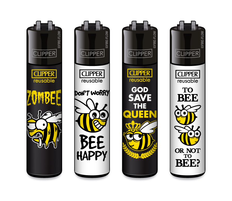 Bees - 4er Set CLIPPER CLASSIC Large