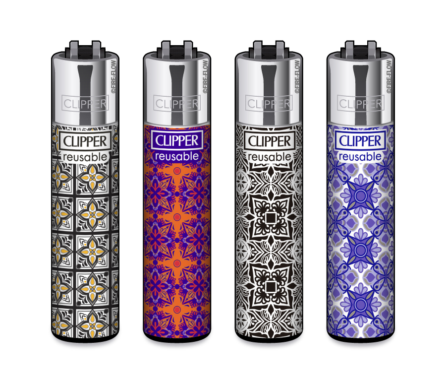 POSH PATTERN - 4er Set CLIPPER CLASSIC Large