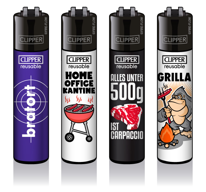 Slogan #43 - 4er Set CLIPPER CLASSIC Large