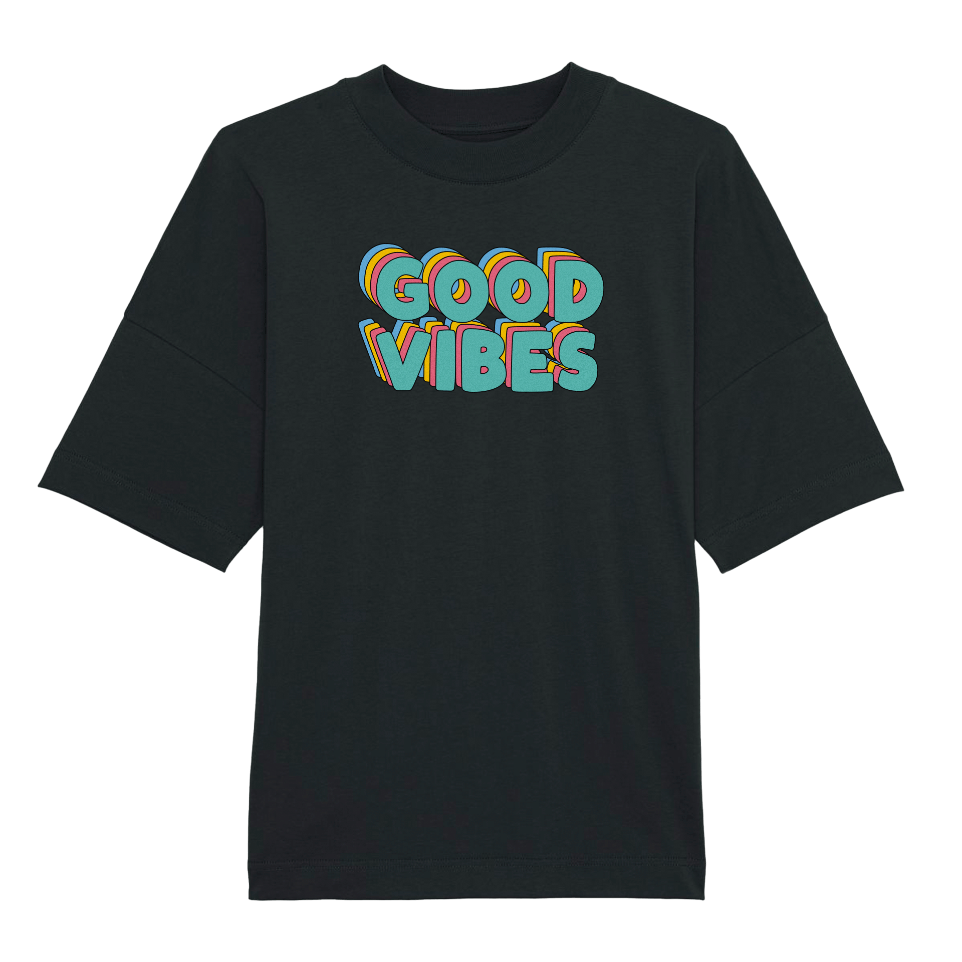 Premium Oversized Shirt Unisex - GOOD VIBES