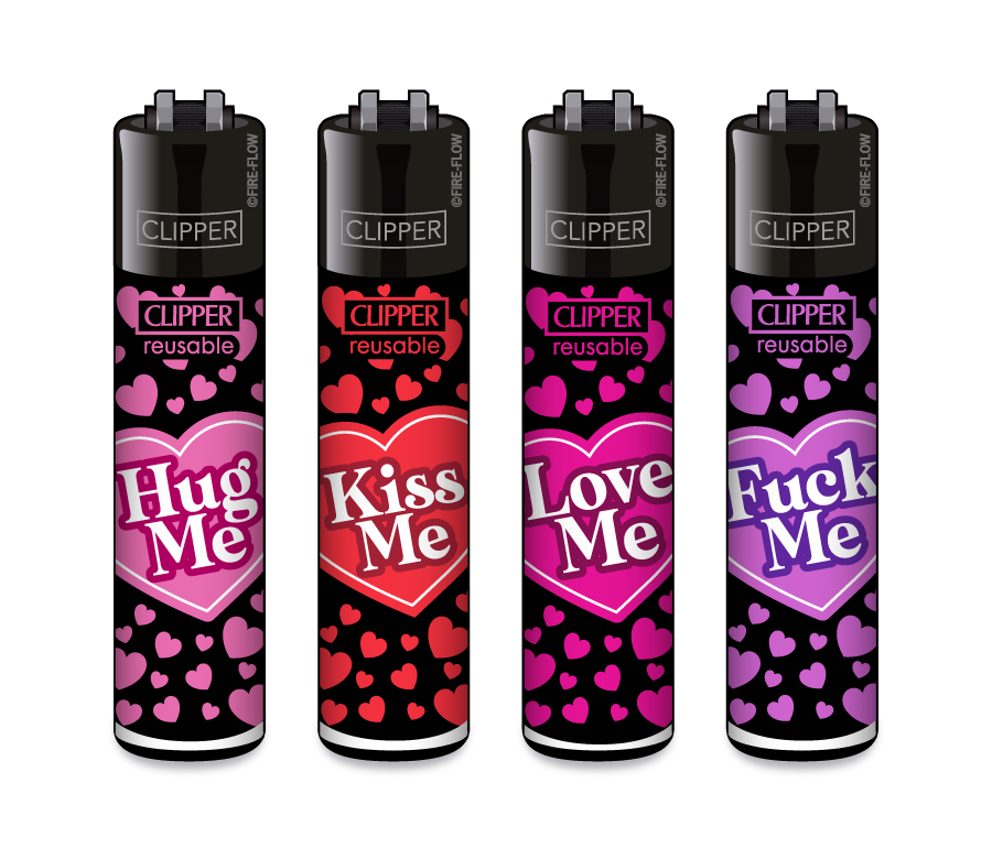 Kiss me #2 - 4er Set CLIPPER CLASSIC Large