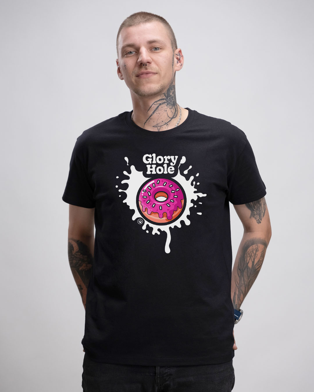 Basic Herren T-Shirt - GLORY HOLE