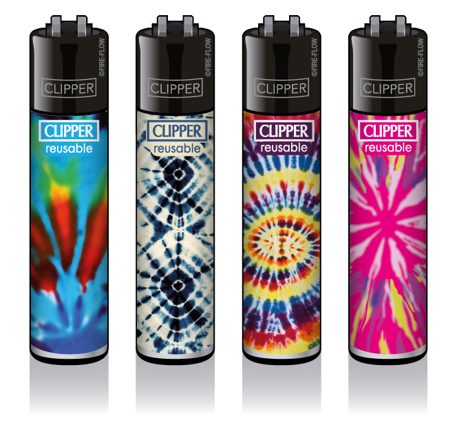 Tie Dye - 4er Set CLIPPER CLASSIC Large