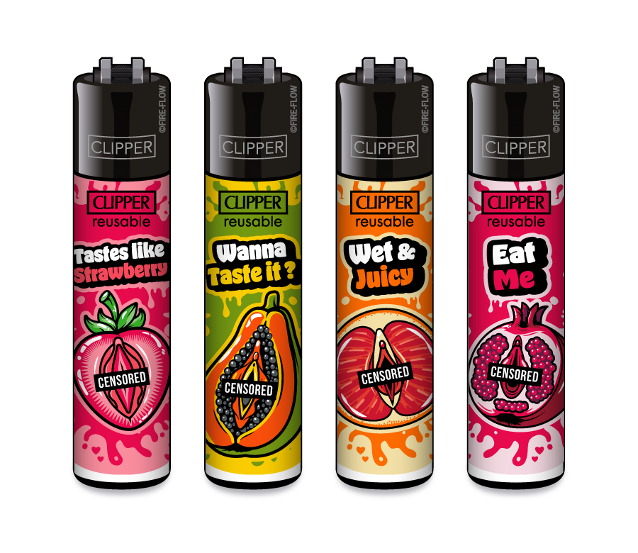 Eat your fruits - 4er Set CLIPPER CLASSIC Large