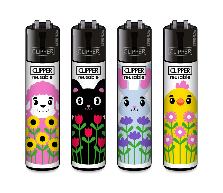 Spring Animals - 4er Set CLIPPER CLASSIC Large