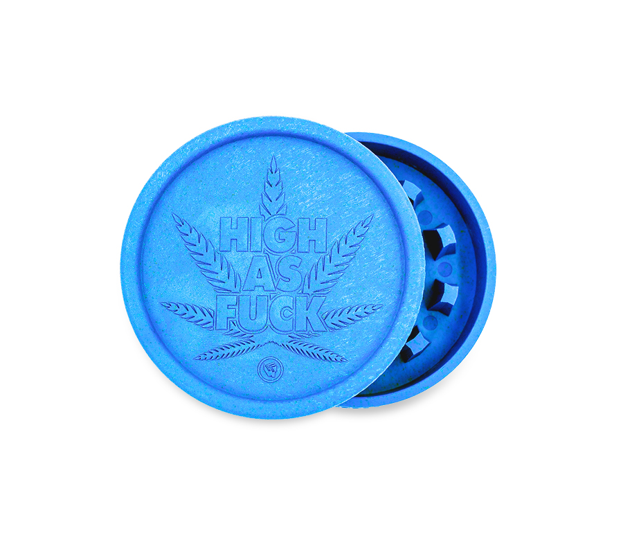 Hemp Grinder - High as F*ck (⌀55 mm / 2-parts)