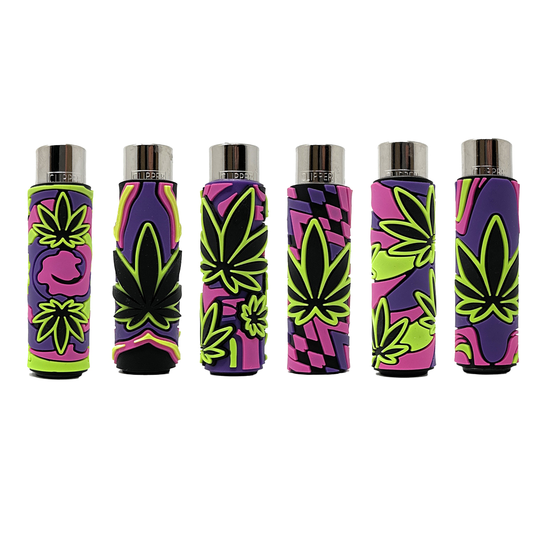 CLIPPER LARGE PVC COVERS - Neon Leaves FF