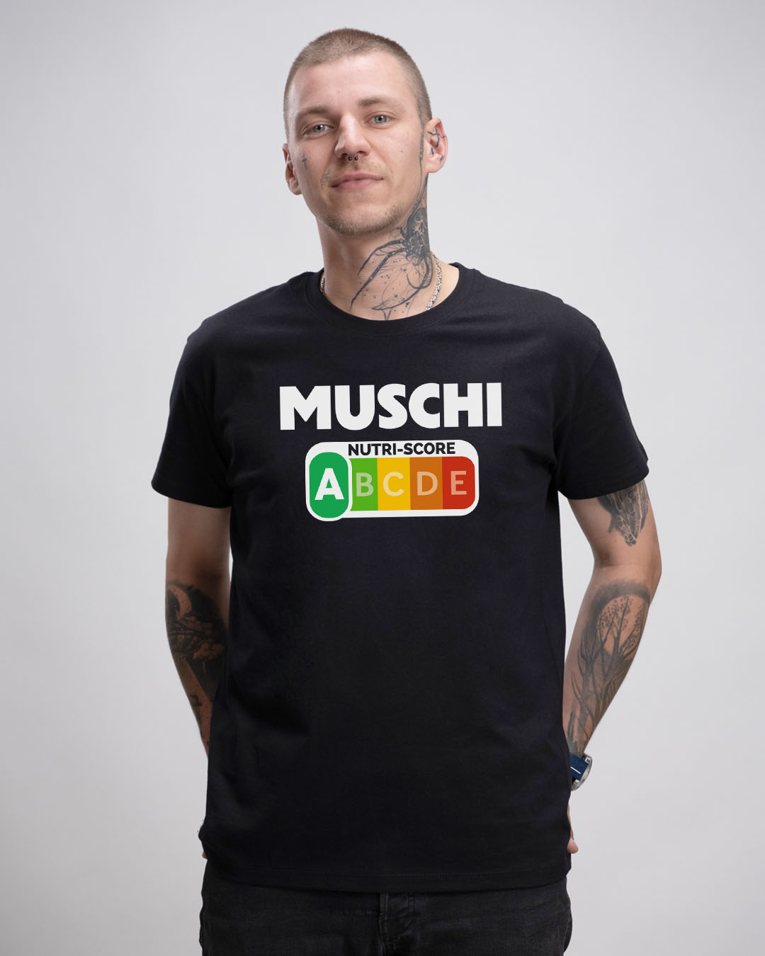 Basic Herren T-Shirt - MUSCHI NUTRI-SCORE