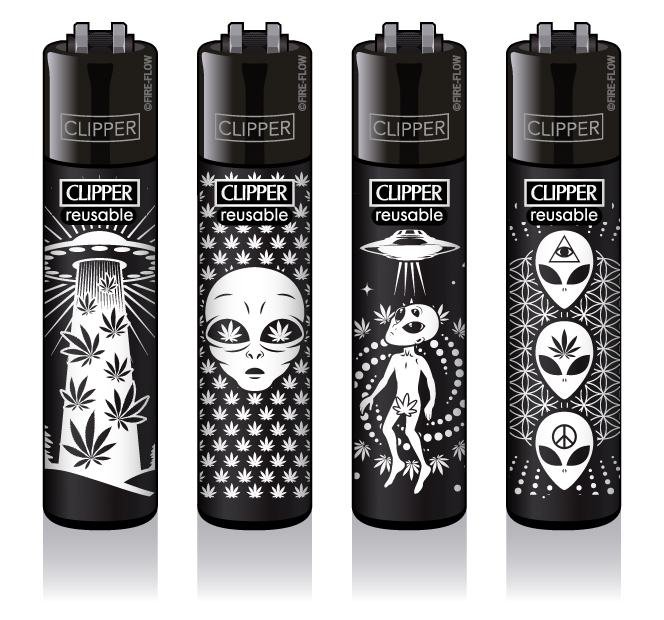 420 Aliens #2 - 4er Set CLIPPER CLASSIC Large