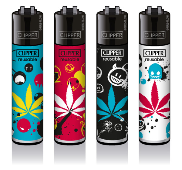 Bad Smiley - 4er Set CLIPPER CLASSIC Large
