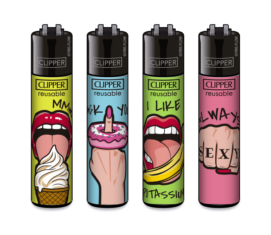 SEXY - 4er Set CLIPPER CLASSIC Large