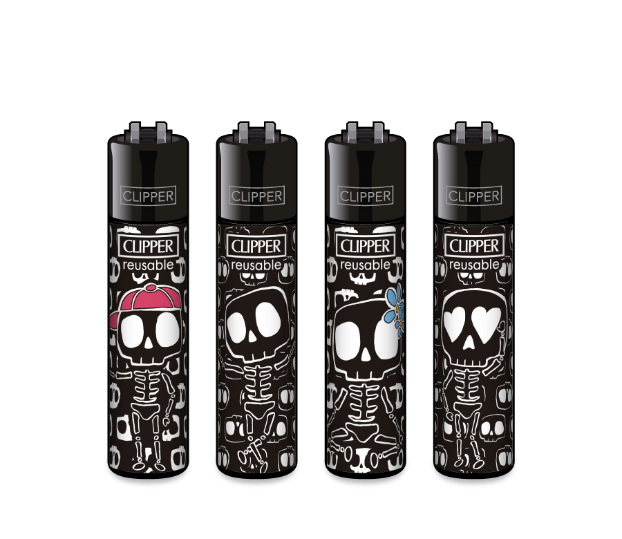 Daily Skeleton - 4er Set CLIPPER CLASSIC Micro