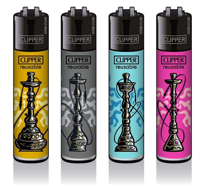 Shisha #2 - 4er Set CLIPPER CLASSIC Large