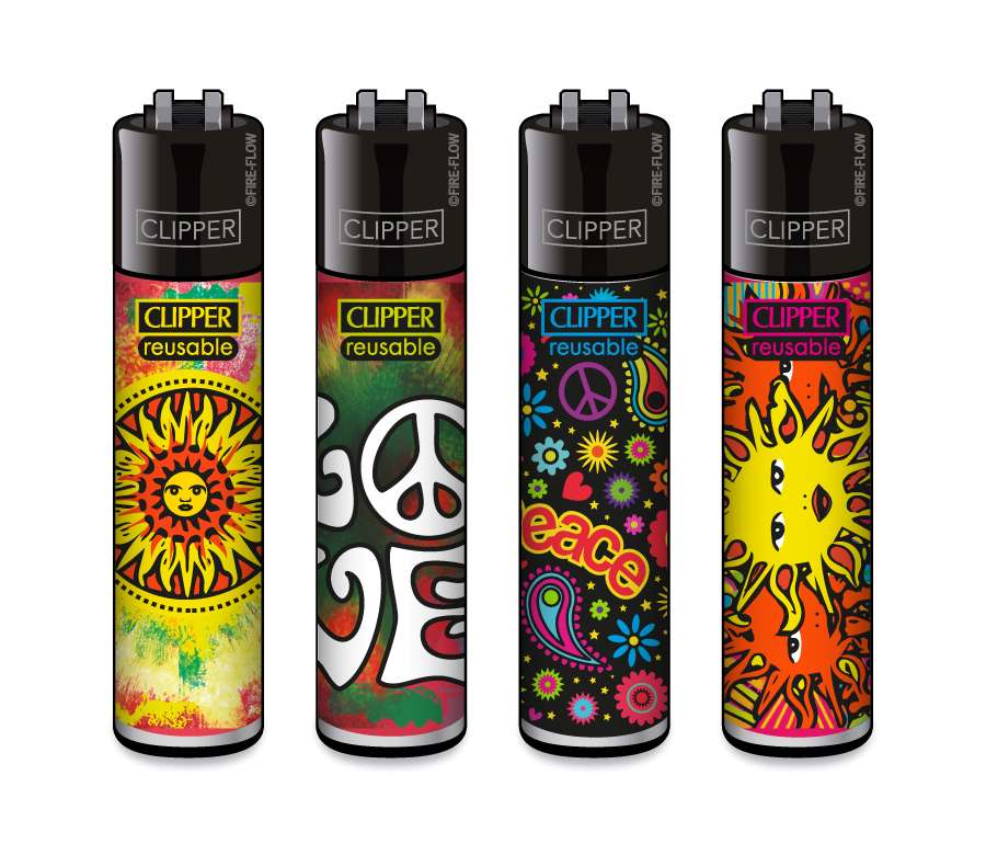 Hippie #4 - 4er Set CLIPPER CLASSIC Large