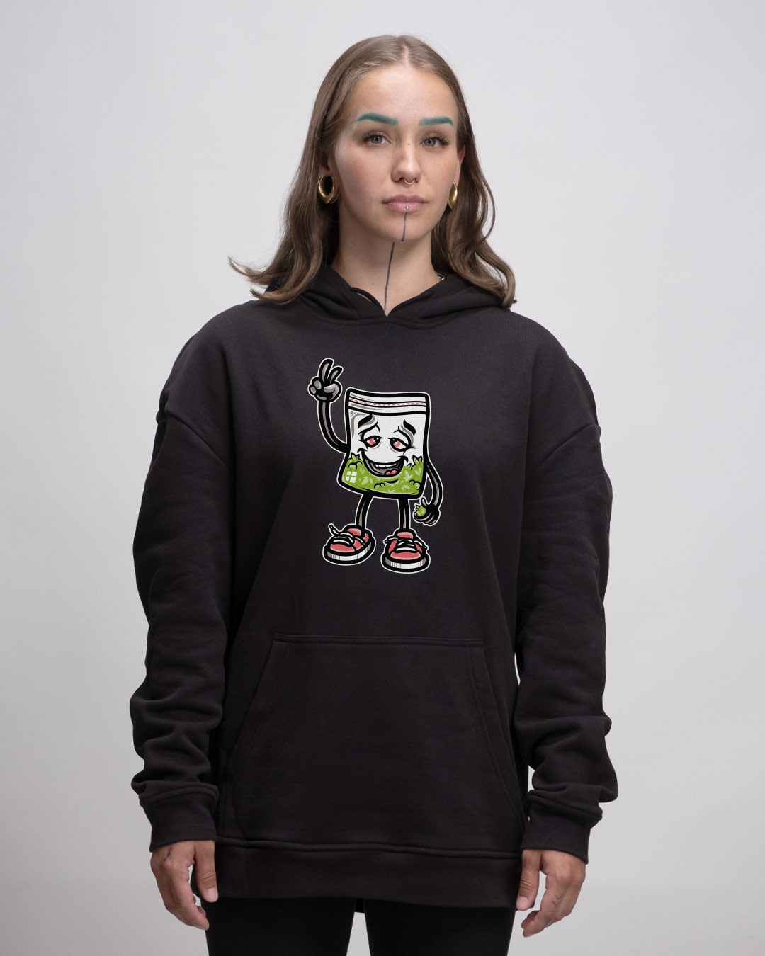 Oversized Hoodie Unisex - 420 CHARACTERS BAGGY