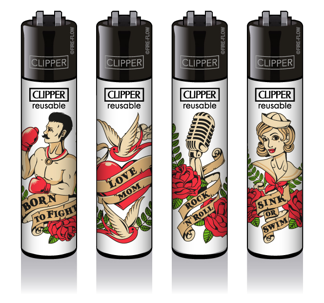 Tattoo #10 - 4er Set CLIPPER CLASSIC Large
