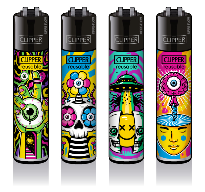 Trippy #2  - 4er Set CLIPPER CLASSIC Large